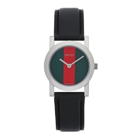 GUCCI Stainless Steel Calfskin 27mm 5200L.1 Web 